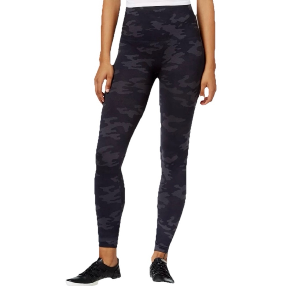 SPANX Black Camo Look at Me Now High-Waist Seamless Legging Size Small & Medium